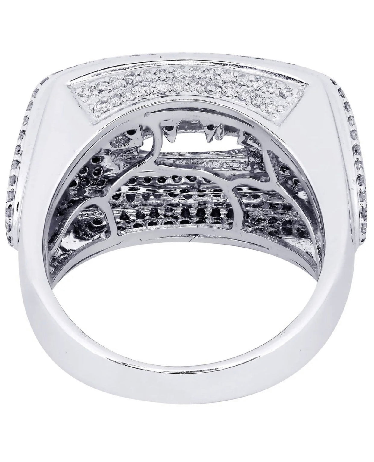 Men Diamond Crown Ring