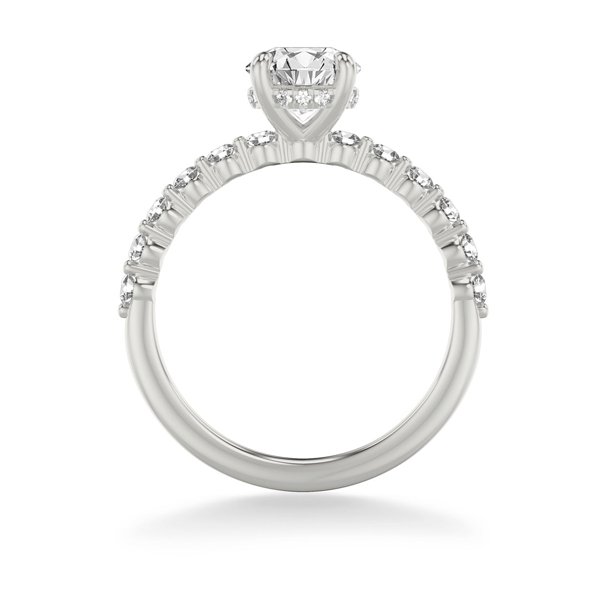 Round Shape with Hidden Halo