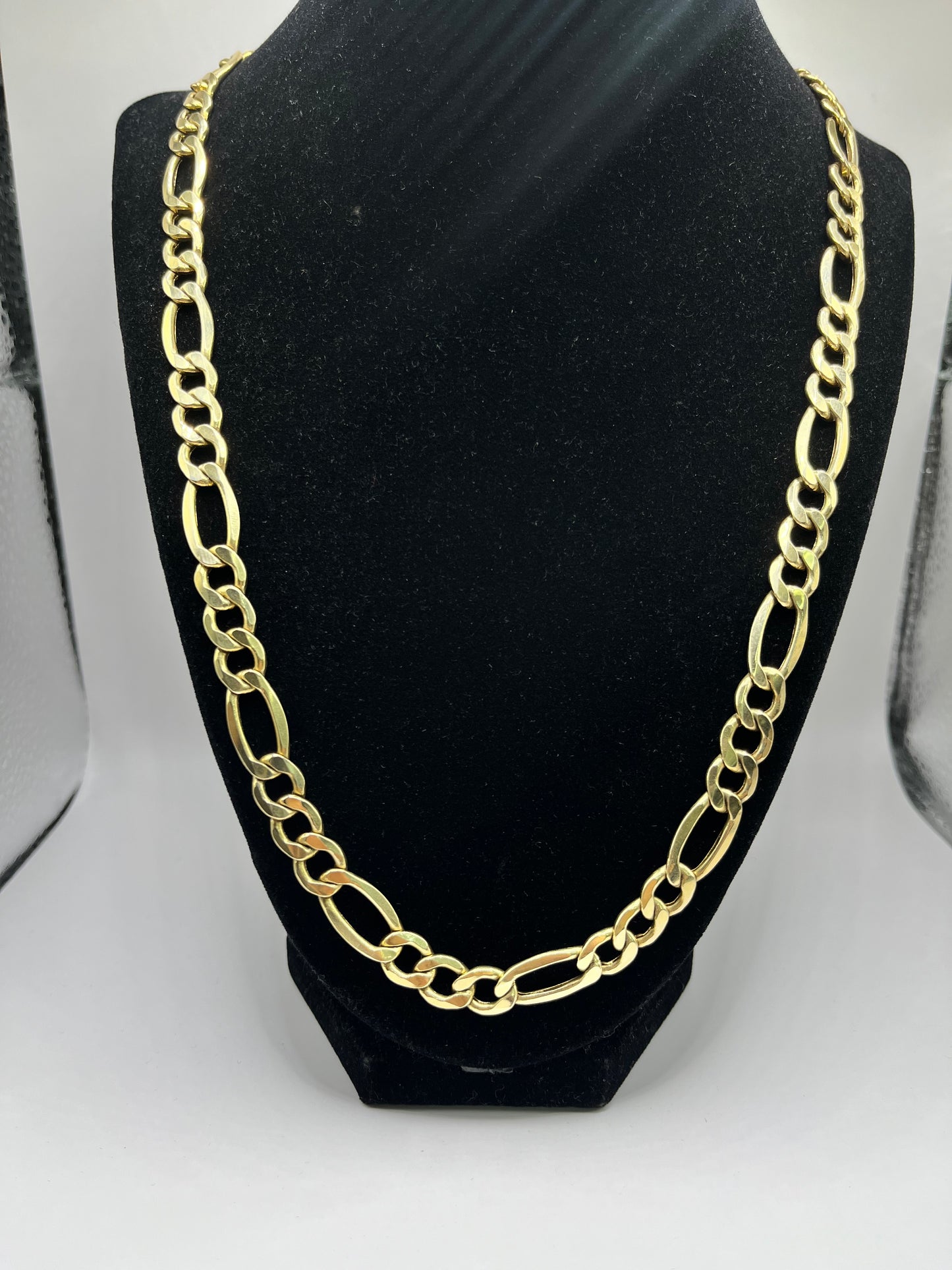 14K Figaro Chain Hollow