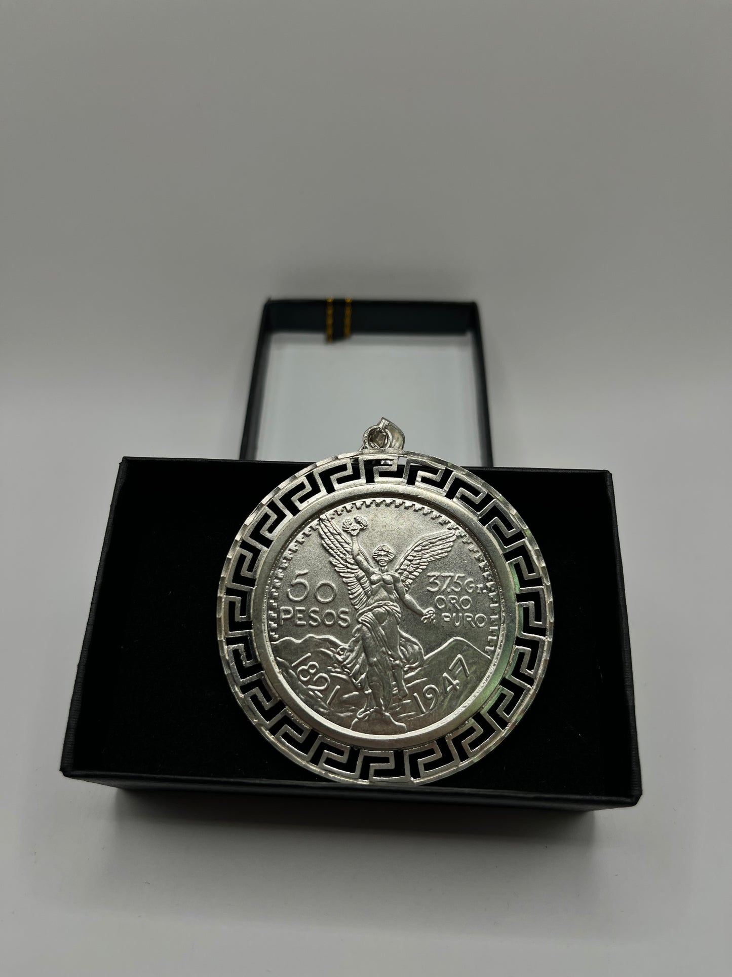 Silver Centenario Replica Pendant