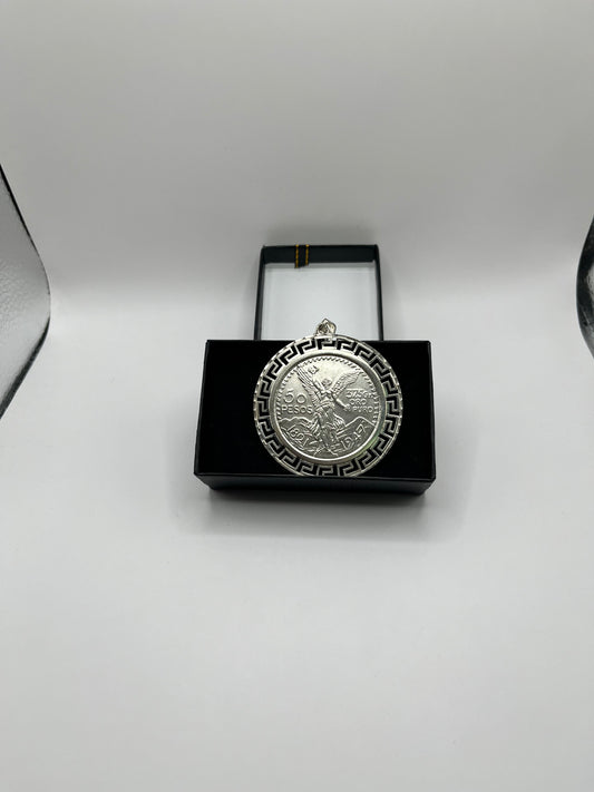 Silver Centenario Replica Pendant