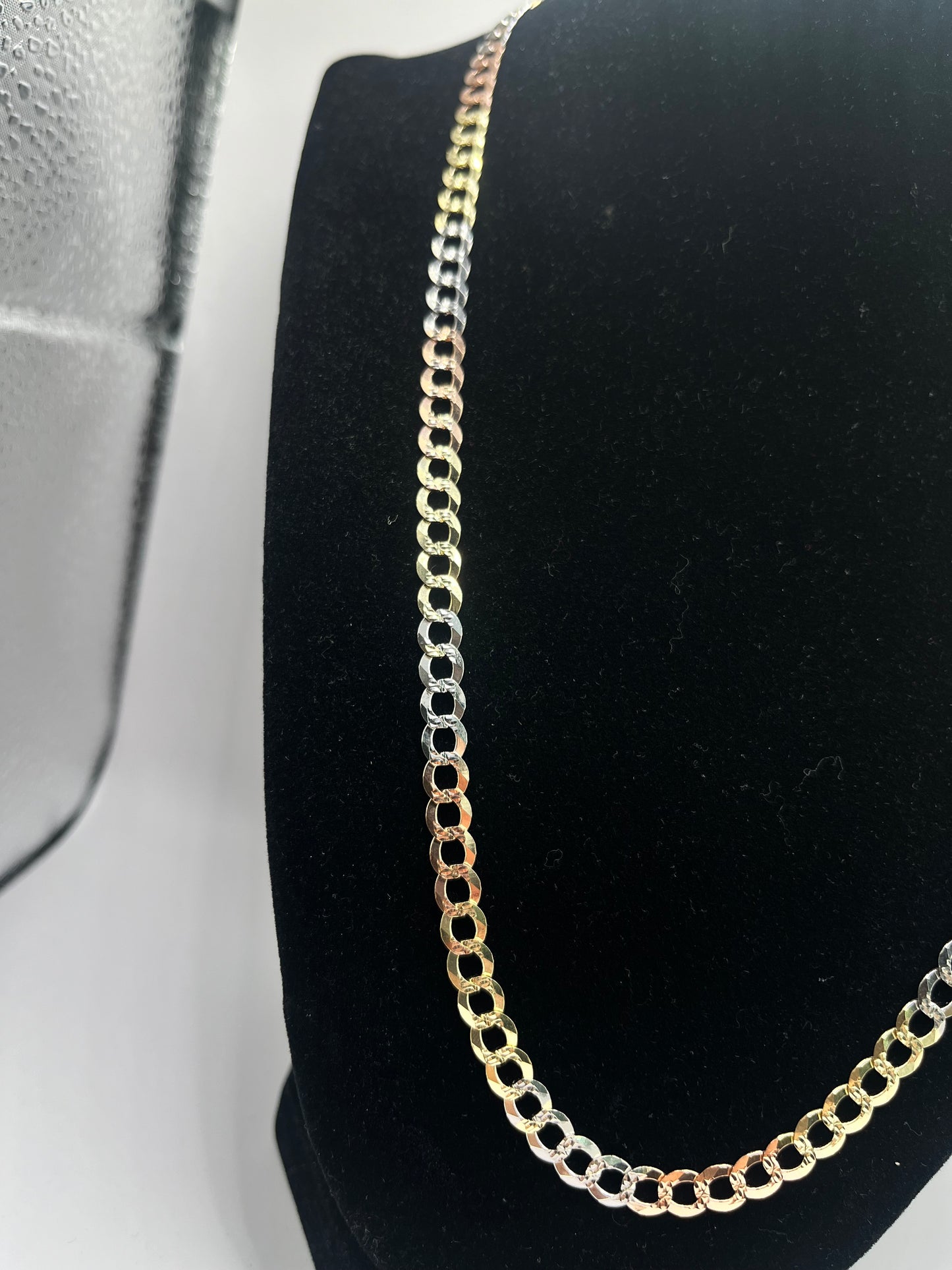 14K Tri Color curve link