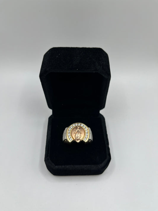 14K Virgin Mary Ring