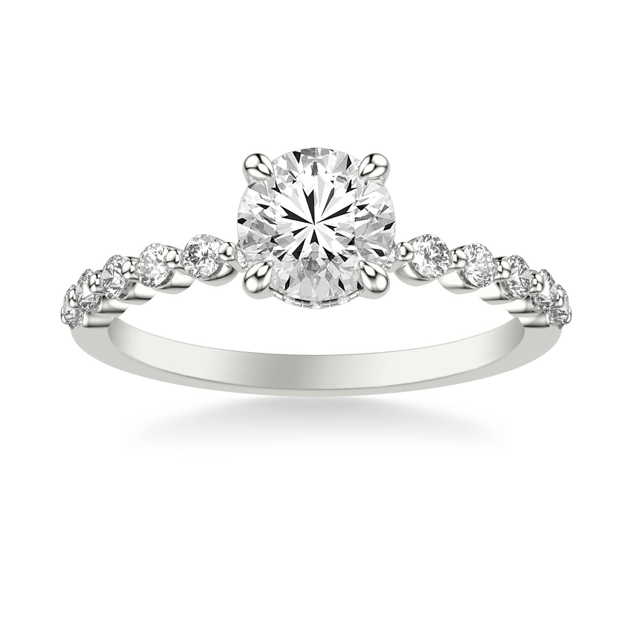 Round Shape with Hidden Halo
