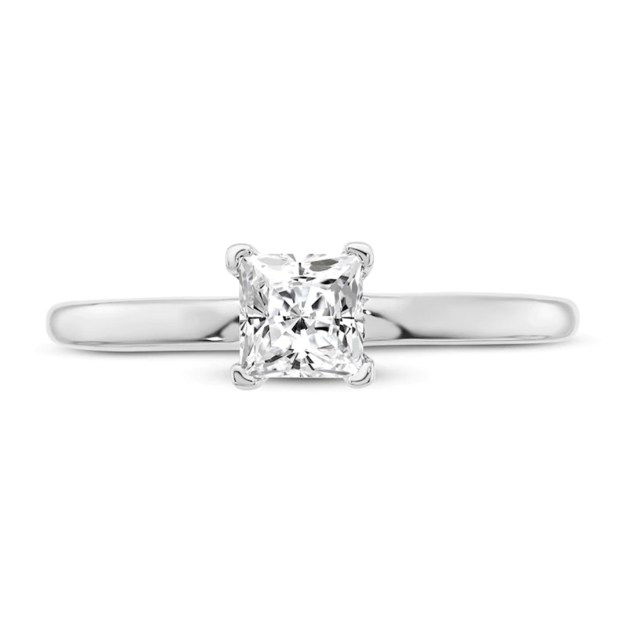 Princess Cut Solitaire